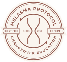 Selo de certificação Changeover no Protocolo Regenerativo do Melasma